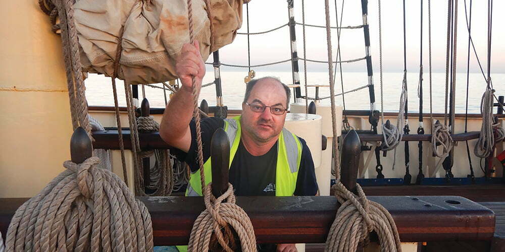 Wayne on the Leeuwin